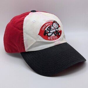 Cincinnati Reds MLB Hat Vintage American Needle Mr Redlegs Mascot Cap VTG Strap